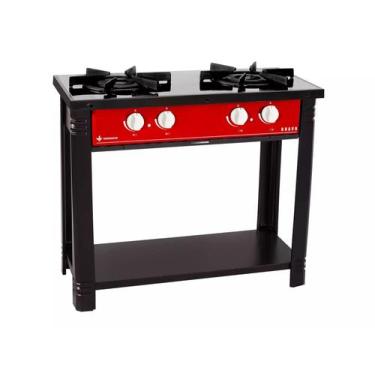 Imagem de Fogão Industrial a Gás Baixa Pressão com Espera Forno 2 Bocas BR2B Ven