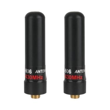Imagem de Antena Mini De Alta Ganho Dual Band SMA-Fêmea Para Baofeng UV-5R BF-88