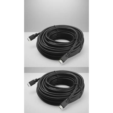 Imagem de Cabo HDMI 15m Blindado 1.4 Ethernet Preto - Congratulations Store