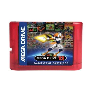 Imagem de Cartão TF De 8GB MegaDrive Genesis 3000 Em 1 MD V3 pro Para Console SE