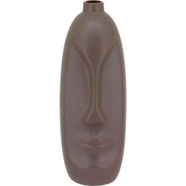 Imagem de ZEN VASO 27x10x9cm CERÂMICA CINZA