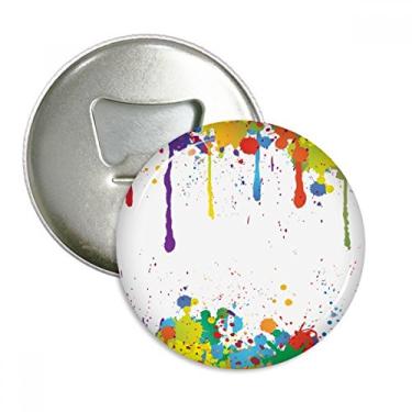 Imagem de Graffiti Street Abridor de garrafas colorido abstrato com ímã de geladeira emblema multifuncional