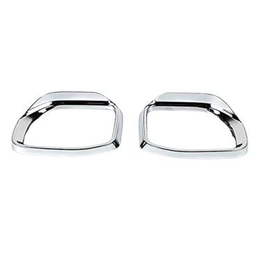 Imagem de TOTMOX Protetor de viseira de chuva para espelho retrovisor de carro, capa de chuva universal para espelho retrovisor do carro, compatível com Ford Maverick 2022, anel de proteção contra arranhões do espelho lateral do carro