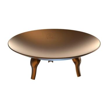 Imagem de Lareira Braseiro Jardim de Ferro Externa Envelhecido 100cm