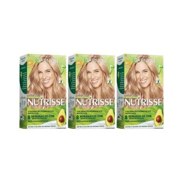 Imagem de Coloraçao Nutrisse 81 Louro Claro Acinzentado-Kit C/3Un