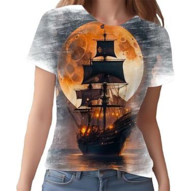 Imagem de Camiseta Camisa Estampada Steampunk Navio Embarcação Hd 4 - Enjoy Shop