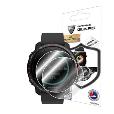 Imagem de IPG Protetor de tela para smartwatch Polar Grit X Pro GPS Multisport (2 unidades) Película transparente ultra HD invisível antiarranhões - suave/autorreparação/sem bolhas - para Grit X Pro