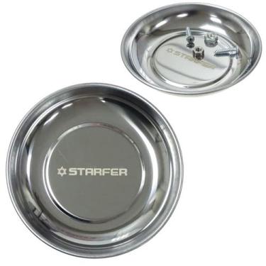 Imagem de Bandeja Magnética Circular 148mm Prato Suporte Organização De Ferramen