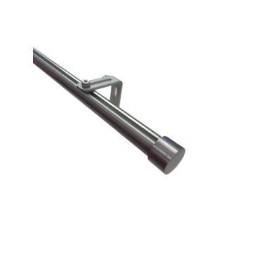 Imagem de Kit Varão Trilho Suisso Deslizante Wave 28mm 3,0m Alumínio - KAZA104 D