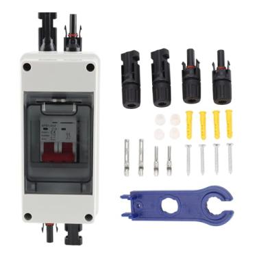 Imagem de Interruptor de Desconexão Solar, Mini Disjuntor DC500V Com Caixa de Distribuição à Prova D'água IP65, para Sistemas de Painel Solar Fotovoltaico (16A)