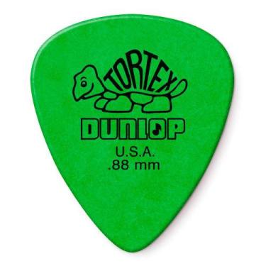 Imagem de Palheta para Guitarra 0.88 mm Dunlop 418-088 Tortex Verde