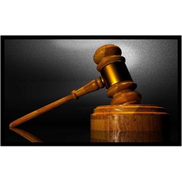 Imagem de Quadro Decorativo Direito Martelo Advogados Justiça Escritórios Quarto