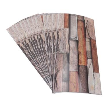 Imagem de 12pcs 30x15CM ladrilho de piso descascado e colado, superfície rígida, núcleo duro, piso autoadesivo fácil DIY, adesivos de piso autoadesivos de grão de madeira de PVC, adesivos (FG-L05)