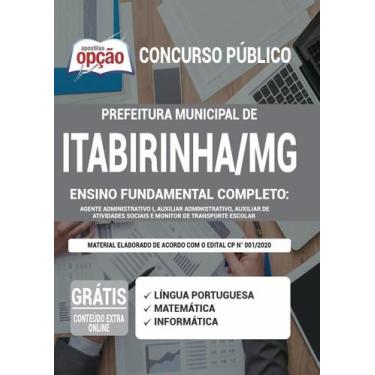 Imagem de Apostila Prefeitura de Itabirinha - MG - Ensino Fundamental Completo: 
