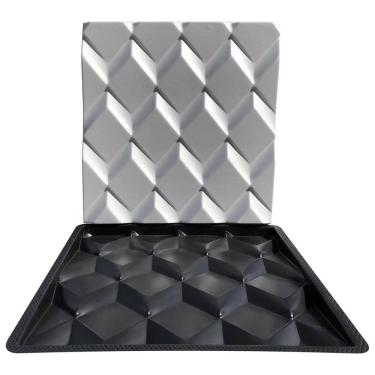 Imagem de Forma 3D Gesso e Cimento ABS - Polígonos 30x30