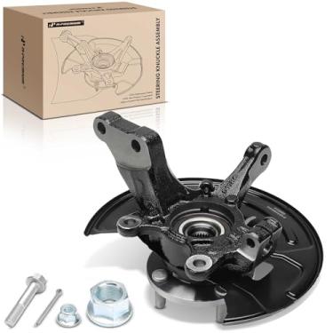 Imagem de A-Premium Substituição do conjunto da junta de direção para Nissan Versa 2013-2019 Versa Note, com rolamento de cubo, proteção contra poeira, aço, dianteiro direito