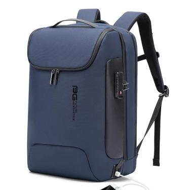 Imagem de Mochila empresarial BANGE para laptop masculino de 17,3" com antifurto