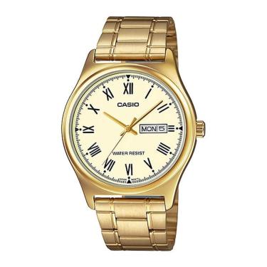 Imagem de Relógio Casio Social Masculino Analógico Dourado MTP-V006G-9BUDF