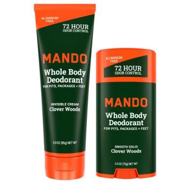 Imagem de Tubo de creme invisível para corpo inteiro Mando 90 ml e Solid Stick 7