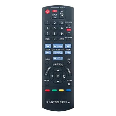 Imagem de Allimity Controle remoto substituído N2QAYB000739 adequado para leitor de discos Panasonic BLU-RAY DMP-BD87 DMPBD77EBK DMP-BD871 DMPBD77 DMP-BD77