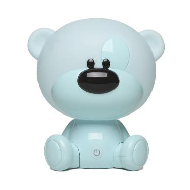 Imagem de Luminária De Mesa Infantil Taschibra Led Abajur Ursinho Pipo 3w Usb Luz Quente 3000k