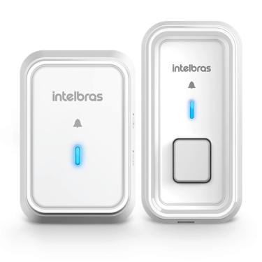 Imagem de Campainha Sem Fio Com Bateria Intelbras Cib 101 Branca