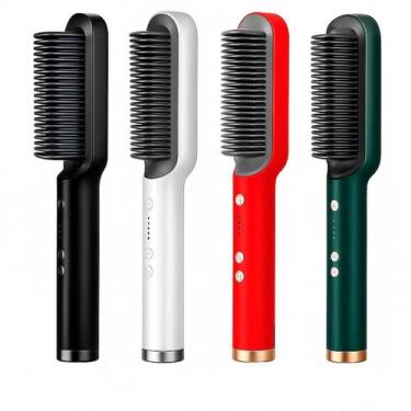 Imagem de Escova Alisadora de Cabelo 5 em 1 com Ajuste de Temperatura e Tecnolog