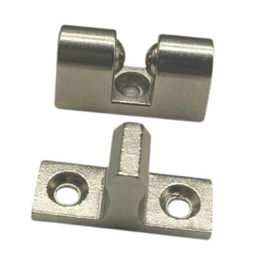 Imagem de IEUDNS Conjunto de fixadores de painel de exaustor, fixadores de painel de vidro, peças de eletrodomésticos de cozinha, kit de manutenção, trava de metal, 1 Conjunto