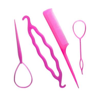 Imagem de Kit Acessórios p/Penteado Coque, Trança e Rabo de Cavalo - Cor Sortida