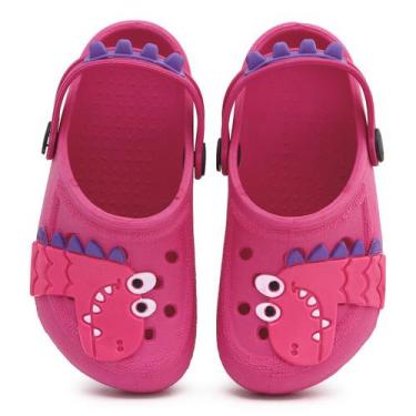 Imagem de Sandália Babuche Infantil Dinosaur Menino Menina Papete Calce Fácil - 