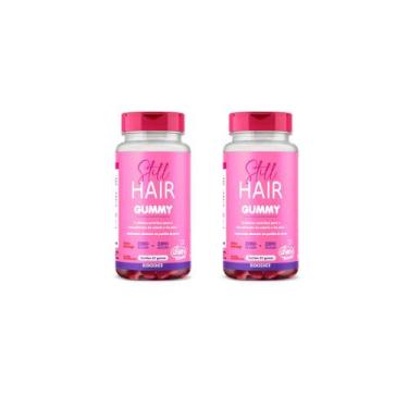 Imagem de Kit 2 Gummy Hair Still Morango 2x30 Gomas Unilife Morango, Morango