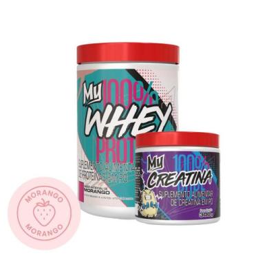 Imagem de Kit Creatina 300g + Whey Protein 900g - My Suplemento - My Suplementos