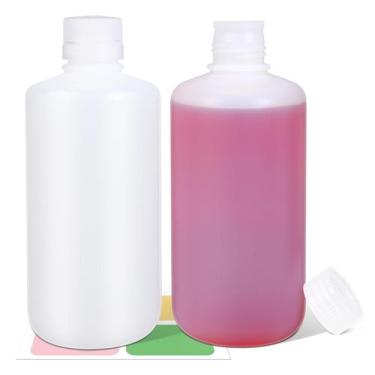 Imagem de Frasco de reagente de laboratório UMETASS 1L HDPE, produto químico à p