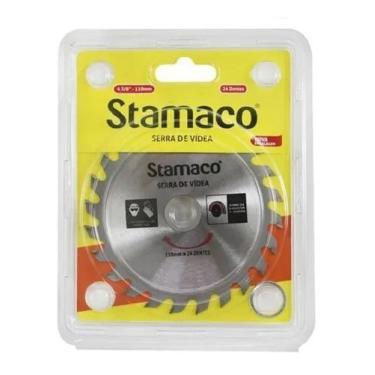 Imagem de Disco De Serra De Vídea Madeira 24 Dentes 3/8  110mm Stamaco