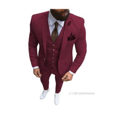 Imagem de Terno de 3 peças para padrinhos - Lightbek Official Store