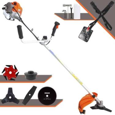 Imagem de Roçadeira Podador de Grama Vulcan VR430P À Gasolina Motor 2 Tempos 43c