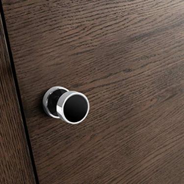 Imagem de Puxadores de porta redondos ou quadrados de liga de zinco fechadura de passagem de entrada para acessórios de ferragens de porta de casa (tamanho: estilo 3) ()