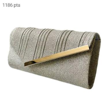 Imagem de Bolsa Social Clutch Brilho Festa / Noite / Casamento / Balada 1186 - H