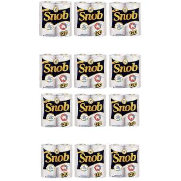 Imagem de Papel Toalha Snob Folha Dupla 19X22cm - Kit com 12 pacotes. - Santher