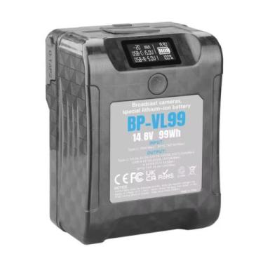 Imagem de Bateria V-Mount Mamen BP-Mini 99Wh 14.4V D-Tap, USB e USB-C
