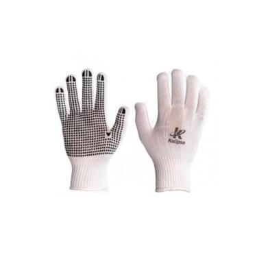 Imagem de Luva Algodão Branca 3 Fios Proteção PVC Antiderrapante Pigmentada - Ka