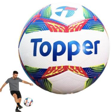 Imagem de Bola Society Slick 24 Jogo Treino Futebol Quadra Topper