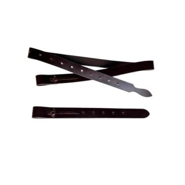 Imagem de AMAZING HORSE STUFF Pulseira de couro Latigo – Alça de substituição de couro de flor integral de 182 cm de comprimento para selas e aderência – Acessório resistente feito à mão para cavalos ocidentais
