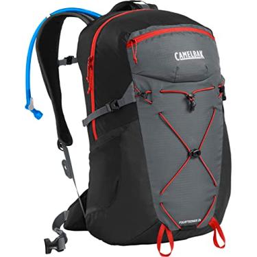 Imagem de CamelBak Mochila de hidratação para caminhada Fourteener 26 grafite/papoula vermelha, 2,835 g