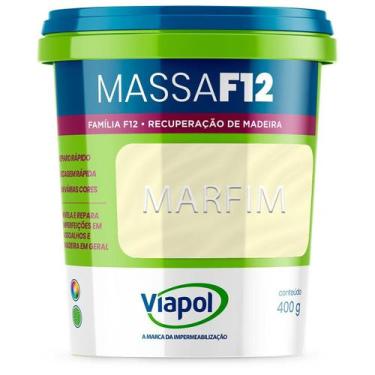 Imagem de Massa Calafetar Correção Madeira Viapol F12 400G Marfim, CEREJEIRA