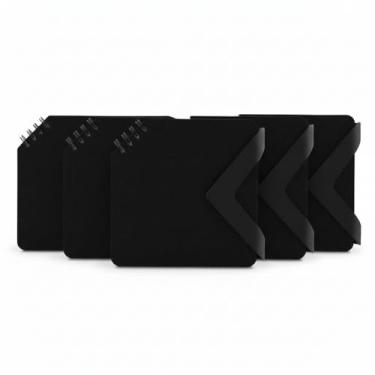 Imagem de UTIMAIS+ Mini Caderno com Capa em RPET, Fecho Magnético em PU, 70 Folhas Pautadas, Papel 100g/m², Preto, Cinza, Azul Marinho, Ecológico (5, Azul)