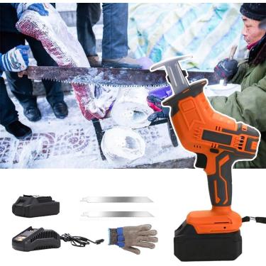 Imagem de Máquina De Serra De Osso, Serra De Açougueiro Elétrica Portátil Para Ossos, Peru, Cubos De Gelo, Carne, Máquina De Corte Com Bateria Recarregável, 1battery