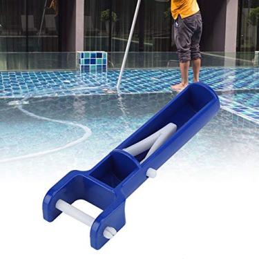 Imagem de Naroote Alça de Escova de Clipe Em Forma de V para Piscina Cabeça de Substituição Durável para Hastes Telescópicas Padrão, Acessório de Piscina de para Limpeza, Adequado para a Maioria das Piscinas