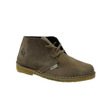 Imagem de Bota Masculina Cano Curto Couro Solado Crepe Retrô Vintage-Masculino