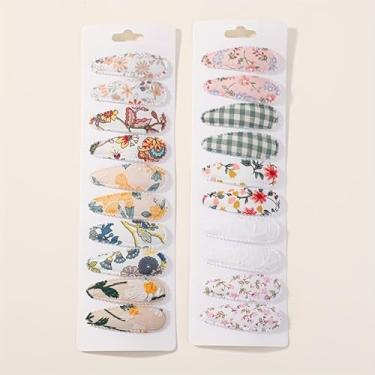 Imagem de 20 peças de grampos de cabelo coloridos de desenho animado estrela BB grampo de cabelo grampo de cabelo doce amor bico de pato acessórios de cabelo fofos